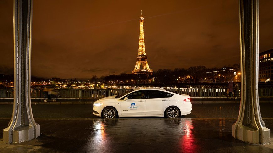 Mobileye Autonomous Cars Piloting in Paris